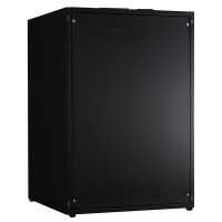 19"-Stand-/Wandschrank RESISTER aktiv - erhöhter Staubschutz IP50 - 18 HE - Glastür - BxT 600x600mm - Aktiv-Lüfter - schwarz