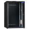 19"-Schrank RESISTER - erhöhter Staubschutz - 18 HE - Glastür - BxT 600x600mm - schwarz