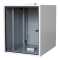 19"-Schrank RESISTER - erhöhter Staubschutz - 15 HE - Glastür - BxT 600x800mm - lichtgrau