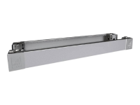 VX Sockel-Eckstück mit Sockel-Blende - vorne und hinten - H: 100 mm - für B: 800 mm - Edelstahl - 1.4301