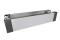 VX Sockel-Eckstück mit Sockel-Blende - vorne und hinten - H: 200 mm - für B: 600 mm - Edelstahl - 1.4301