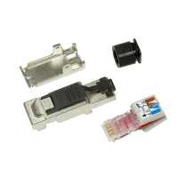 Feldkonfektionierbarer RJ45 Stecker/Steckverbinder - High Quality - Cat.6A - PoE++ - geschirmt - UL gelistet