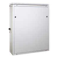 Schmaler Sicherheits-Serverschrank SR1200 L - schallgedämmt - Tiefe 1000 mm - inkl. 2 Lüfter - für SoHo, Praxis, Kanzlei - reinweiss