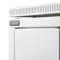 Schmaler Sicherheits-Serverschrank SR1200 L - schallgedämmt - Tiefe 1000 mm - inkl. 2 Lüfter - für SoHo, Praxis, Kanzlei - reinweiss