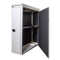 Schmaler Sicherheits-Serverschrank SR1200 L - schallgedämmt - Tiefe 1000 mm - inkl. 2 Lüfter - für SoHo, Praxis, Kanzlei - reinweiss