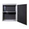 Schmaler Sicherheits-Serverschrank SR1200 L - schallgedämmt - Tiefe 1000 mm - inkl. 2 Lüfter - für SoHo, Praxis, Kanzlei - reinweiss