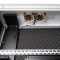 Schmaler Sicherheits-Serverschrank SR1200 L - schallgedämmt - Tiefe 1000 mm - inkl. 2 Lüfter - für SoHo, Praxis, Kanzlei - reinweiss