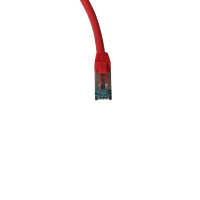 IT-BUDGET Vollkupfer Premium Patchkabel - Cat.6A - 500 MHz - halogenfrei - PoE+ - AWG 26/7 - rot - 0,25 m