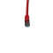 IT-BUDGET Vollkupfer Premium Patchkabel - Cat.6A - 500 MHz - halogenfrei - PoE+ - AWG 26/7 - rot - 0,25 m