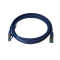 IT-BUDGET Vollkupfer Premium Patchkabel - Cat.6A - 500 MHz - halogenfrei - PoE+ - AWG 26/7 - blau - 7,50 m