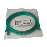 IT-BUDGET Vollkupfer Premium Patchkabel - Cat.6A - 500 MHz - halogenfrei - PoE+ - AWG 26/7 - grün - 20 m