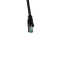 IT-BUDGET Vollkupfer Premium Patchkabel - Cat.6A - 500 MHz - halogenfrei - PoE+ - AWG 26/7 - schwarz - 25 m