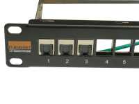 IT-BUDGET 19" Leer-Patchpanel für Keystone...