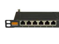 IT-BUDGET 19" Patchpanel - geschirmt - Cat.6A - 24...