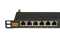 IT-BUDGET 19" Patchpanel - geschirmt - Cat.6A - 24 Port - PoE+ fähig - 0,5 HE - schwarz