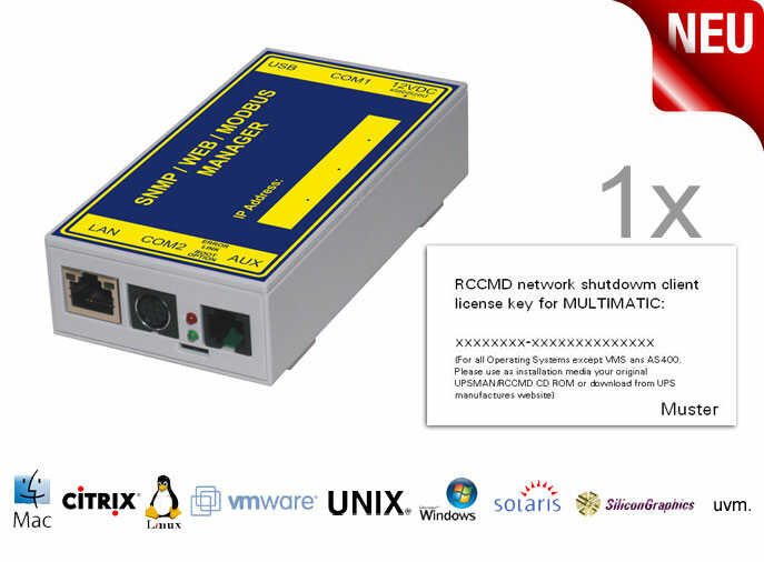 CS-141L Externer SNMP-Web-Adapter, professional - inkl. 1x Lizenz