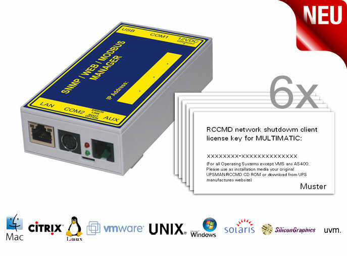 CS-141L Externer SNMP-Web-Adapter, professional, inkl. 6 Lizenzen