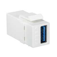 Keystone Modular Verbinder USB-A 3.0 Buchse auf USB-A 3.0...