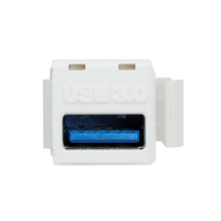 Keystone Modular Verbinder USB-A 3.0 Buchse auf USB-A 3.0 Buchse - weiß