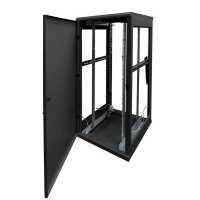 19"-Serverschrank RZA von TRITON - 37 HE - BxT 800 x1000 mm - Front-Sichttür - RückWAND - zerlegbar - schwarz