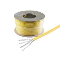 Netzwerkkabel-LAN-Verlegekabel - cat 7A+ - S/FTP doppelt...
