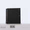 Schallgedämmter 19"-Wandverteiler OneSwitch - 3 + 2 HE - superkompakte Bauform - schwarz
