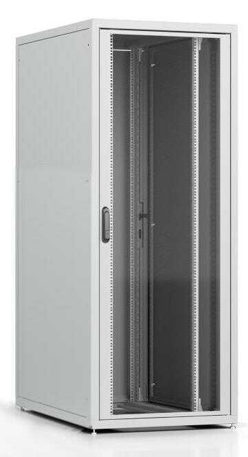 19"-Netzwerkschrank PX Rack SCHÄFER - BxT 800 x 600 mm - 43 HE - Sichttür/Vollblechtür - lichtgrau