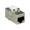 Keystone Slim Kupplung/Verbinder - RJ45 - Cat.6A - voll geschirmt mit Einrastung - PoE - PoE+ und PoE++