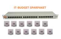 SPARPAKET: IT-BUDGET 19" Patchpanel - 1HE -...