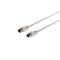 Highend Patchkabel - Cat 8.1 - 2000 MHz - F/FTP doppelt geschirmt - halogenfrei - grau - 0,5 m