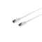 Highend Patchkabel - Cat 8.1 - 2000 MHz - F/FTP doppelt geschirmt - halogenfrei - weiß - 7,5 m