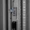 2er Reihe 19"-Serverschrank SZB IT - 42 HE - 600 x 1000mm - perforierte Türen - lichtgrau