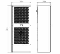 Cosmotec/Stulz CVE40002208000 Seitenanbau-Kühlgerät - 230 V - Kühlleistung 4000 W