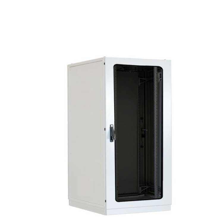 19"-Serverschrank SZE2 - Schutzart IP54 - 33 HE - BxT 800 x 800 mm - Sichttür - Vollblechtür - Sockel - lichtgrau