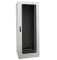 19"-Serverschrank SZE2 - Schutzart IP54 - 42 HE - BxT 800 x 1200 mm - Sichttür - Vollblechtür - Sockel - lichtgrau