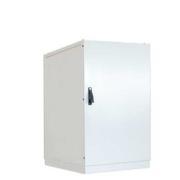 19"-Serverschrank SZE2 - Schutzart IP54 - 24 HE - BxT 800 x 800 mm - Vollblechtüren - Sockel - lichtgrau