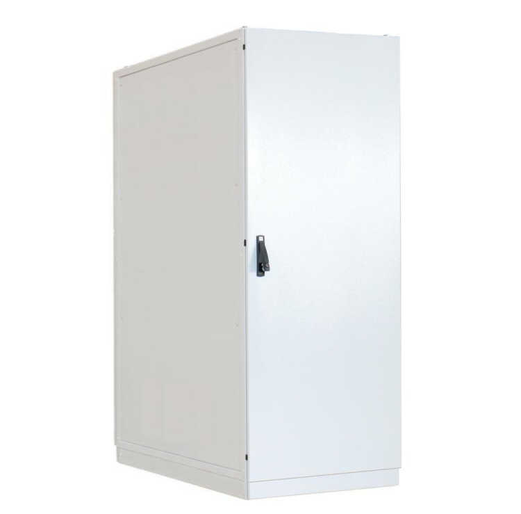 19"-Serverschrank SZE2 - Schutzart IP54 - 42 HE - BxT 800 x 1200 mm - Vollblechtüren - Sockel - lichtgrau