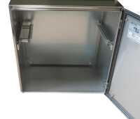 19"-Netzwerkschrank Edelstahl - für Chemie-,...