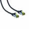 IT-BUDGET Vollkupfer Premium Patchkabel - Cat.6A mit Cat.7 Rohkabel - 600 MHz - halogenfrei - PoE+ - 10GBit - schwarz - 5 m