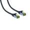 IT-BUDGET Vollkupfer Premium Patchkabel - Cat.6A mit Cat.7 Rohkabel - 600 MHz - halogenfrei - PoE+ - 10GBit - schwarz - 20 m