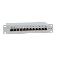 IT-BUDGET 10" Patchpanel - geschirmt - Cat.6A -...