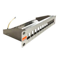 10" Leer-Patchpanel für Keystone Module...