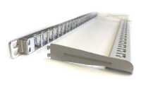 Platzsparendes 19" Leer-Patchpanel für Keystone...