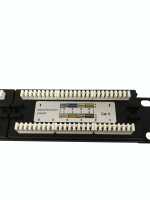 IT-BUDGET 19" Patchpanel - 24 Port - Cat.6 - 250MHz - ungeschirmt - 1 HE - schwarz