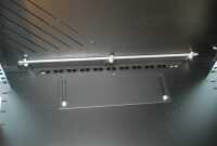 19"-Serverschrank LWK - 12 HE - 800 mm Tiefe - perforierte Türen - schwarz