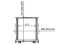 19"-Serverschrank LWK - 12 HE - 800 mm Tiefe - perforierte Türen - schwarz