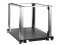 19"-Serverschrank LWK - 12 HE - 800 mm Tiefe - perforierte Türen - schwarz