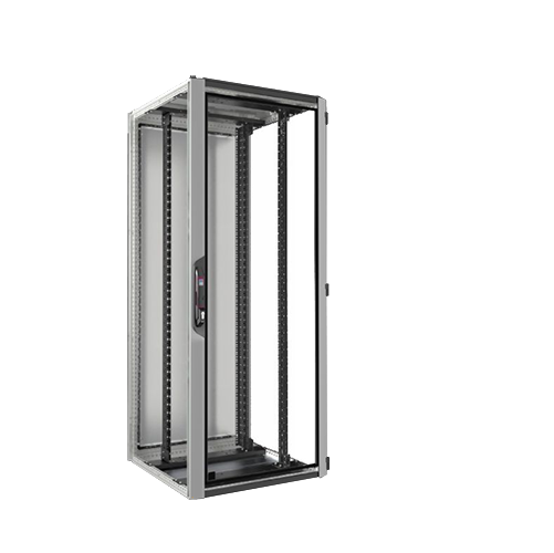 19"-Netzwerkschrank VX IT von RITTAL - 42 HE - 800x800mm - Sichttür - Vollblechtür - o.Seitenteile - lichtgrau