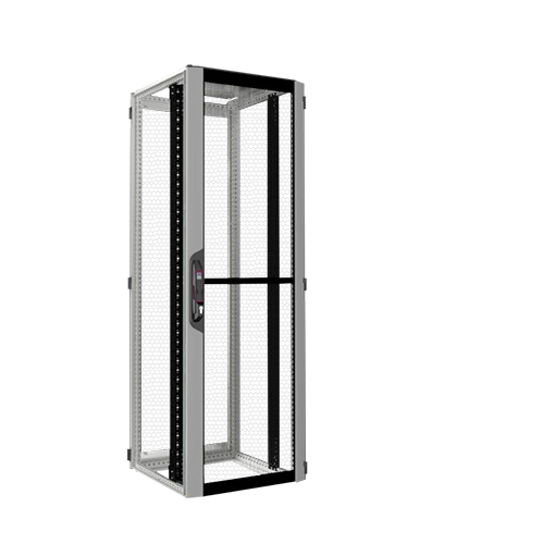 19"-Serverschrank VX IT von RITTAL - 47 HE - 800x800 mm - perforierte Türen - o.Seitenwände - lichtgrau