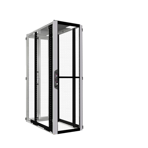 19"-Serverschrank VX IT von RITTAL - 47 HE - 600x1200 mm - perforierte Türen - o.Seitenwände - lichtgrau